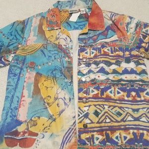 Chico's light Abstract jacket